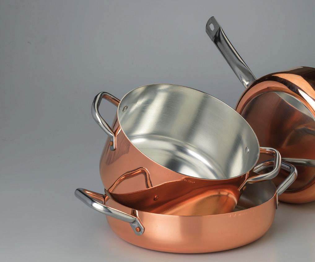 Rame stagnato induzione 116 Tinned Copper Professional induction Kupfer verzinnt Professional induktionsboden Cuivre Étamé Professional induction Cobre Estañado Professional inducciòn 117 Buoni e