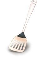 Mestolame Eco Line * Kitchen tools Eco Line Outils de cuisine Ligne Eco Küchewerkzeuge Eco Linie Herramientas de la cocina Linea Eco Paletta forata inox cm 40 cm 40 Paletta liscia inox Pinza