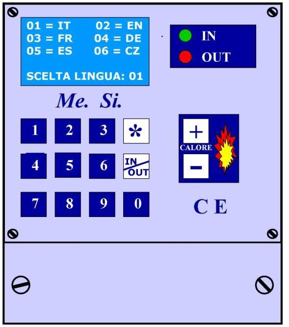 Dopo l installazione del Me.Si., con la funzione *8 si inseriscono i dati identificativi del sistema, importanti poiché senza di essi non viene erogato il codice di ricarica.