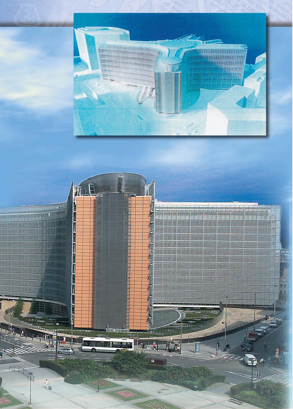 Foto 1. La facciata esterna di palazzo Berlaymont, sede della Commissione Europea a Bruxelles.