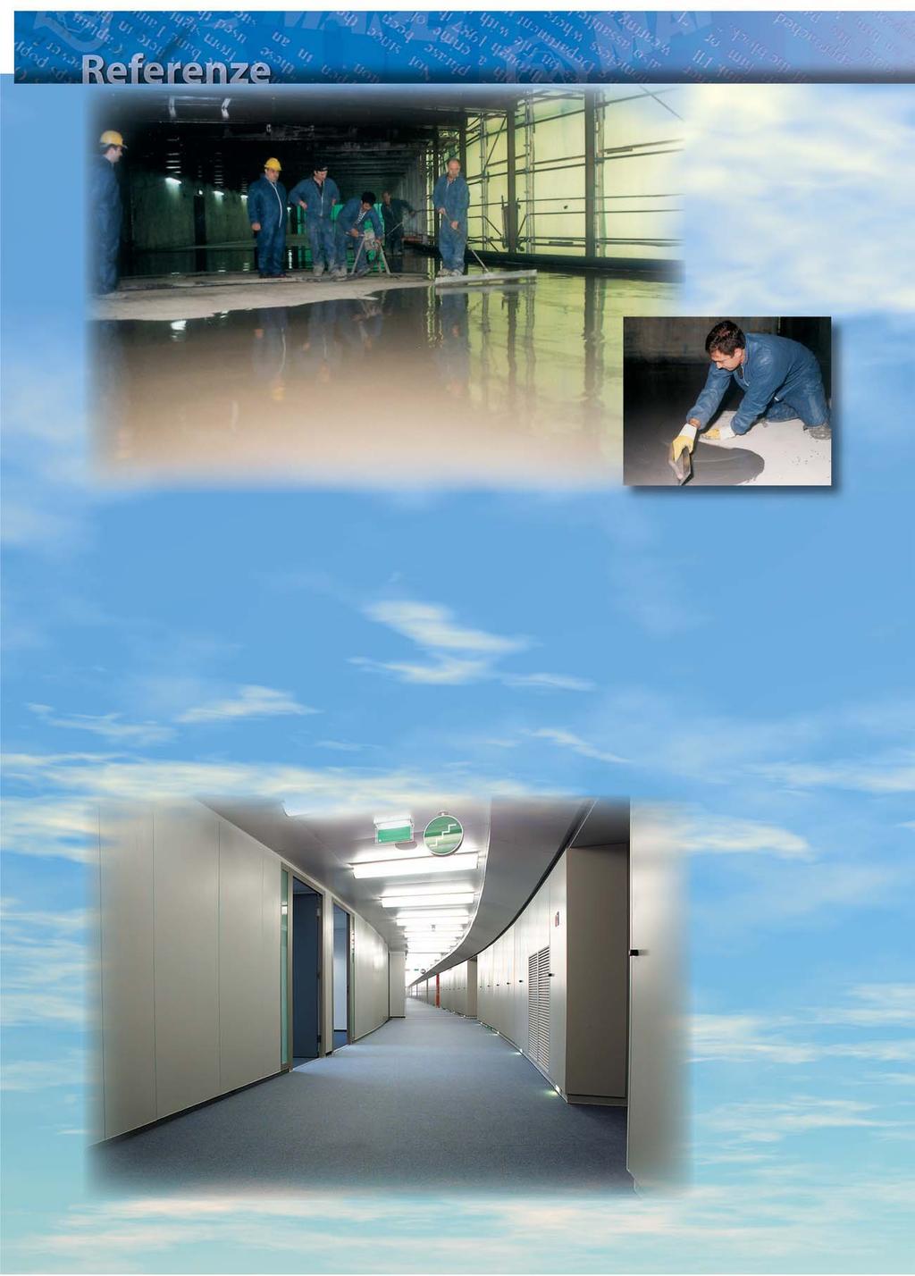 Foto 2 e 3. Sulle pavimentazioni di quattro piani dell edificio è stata effettuata la bonifica dall amianto.