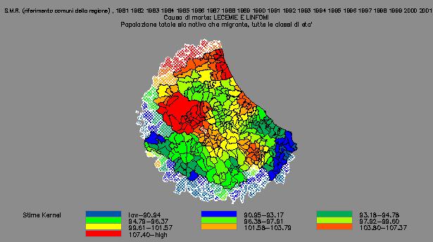 LEUCEMIE E LINFOMI (ICD9 200-208) TUMORI TOTALI (M - F) N.