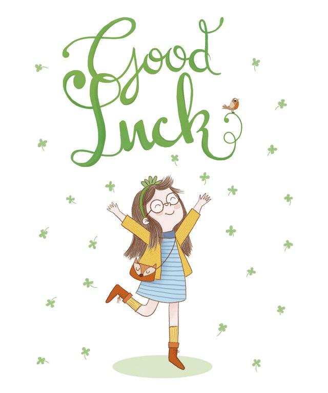 2015 - Good Luck greeting card Good Luck greeting card Pubblicata su: Lemonade Illustration