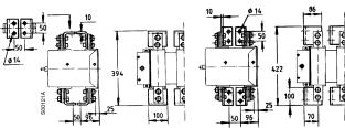 Accessori Dimensioni di ingombro Accessori per collegamento sbarre per OETL 2500 e OETL 350 OETLZX 4,