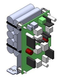 5. INSTALLAZIONE DEL DISPOSITIVO DI ALIMENTAZIONE A BATTERIA 5.1 Fissare all interno dell automazione, sul lato sinistro, il dispositivo di alimentazione a batteria. 5.2 Collegare il dispositivo di alimentazione a batteria al connettore BAT del controllo elettronico, mediante il cavo in dotazione.