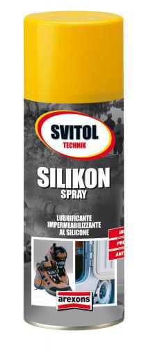 GRASSO - LUBRIFICANTI 156 SILICONE TECHNIK SPRAY 400 Ml. è un lubrificante impermeabilizzante adatto anche per parti di plastica e gomma.