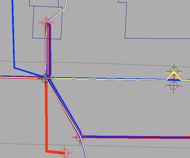 Rappresentazione SIT: reale linee sovrapposte differenziazione chiara