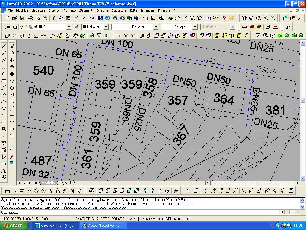 Metodi di archiviazione dati ad oggi Su supporto informatico (CAD) Basato