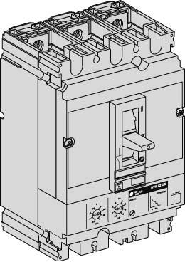 Compact NS250 Interruttori universali per distribuzione di potenza Apparecchio completo Compact NS250 con sganciatore magnetotermico standard TM-D tipo [A] (Ics a 380/415V) 3r 3r 4r 3r+N/2 NS250N