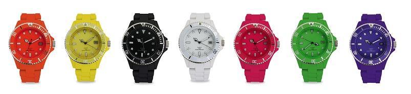 PARZIALE orologio analogico in plastica da donna, fantasie varie assortite movimento Miyota 2035, confezione singola in scatoletta di plastica Lady quartz analog watch in plastic material, assorted