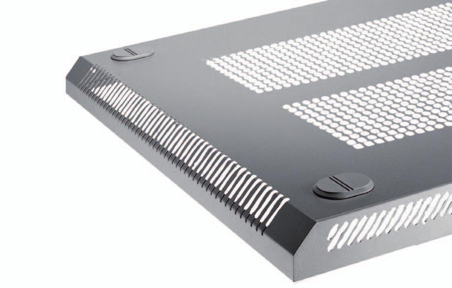Copertura superiore IMRAK ServerMax completamente ventilata con piastra copri foro Copertura alta completamente ventilata con