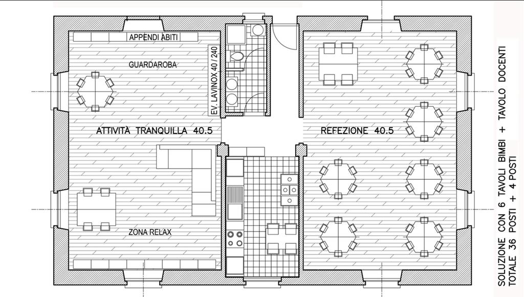 Mapp. 100A, dati generali Area esterna pavimentata / verde (valutata a dispo.