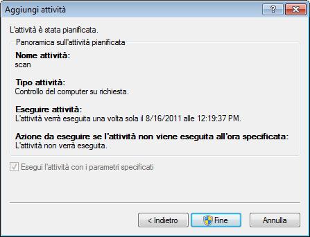 4.6.2.1 Creazione di nuove attività Per creare una nuova attività in Pianificazione attività, fare clic sul pulsante Aggiungi... oppure fare clic con il tasto destro del mouse e selezionare Aggiungi.