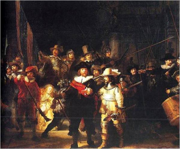 La pittura di Rembrandt : Il pittore olandese, apprende la lezione da Caravaggio e dai