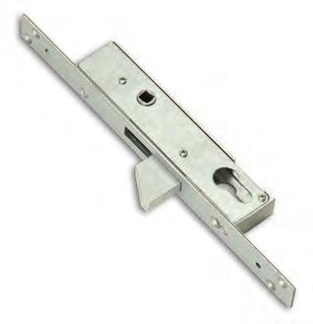 SERRATURE EXTENSION A CILINDRO PER PERSIANE CYLINDER EXTENSION LOCKS FOR METAL DOORS Linea di serrature per grate e persiane di sicurezza a cilindro europeo EXTENSION con meccanismo di funzionamento