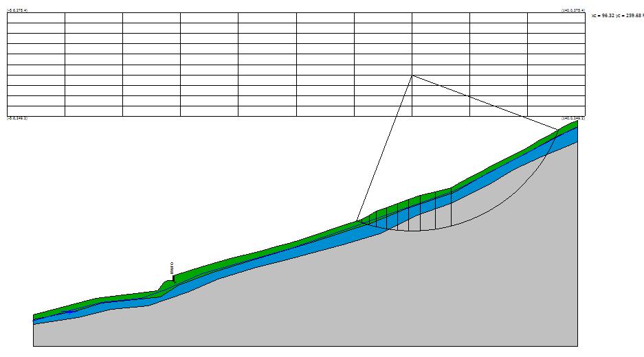 Va Vllatco, 11 Colco (Lc) 19 Condzon normal Le caratterstche geometrche del proflo sono ugual a quelle rportate per la sezone 2 condzon d completa saturazone.