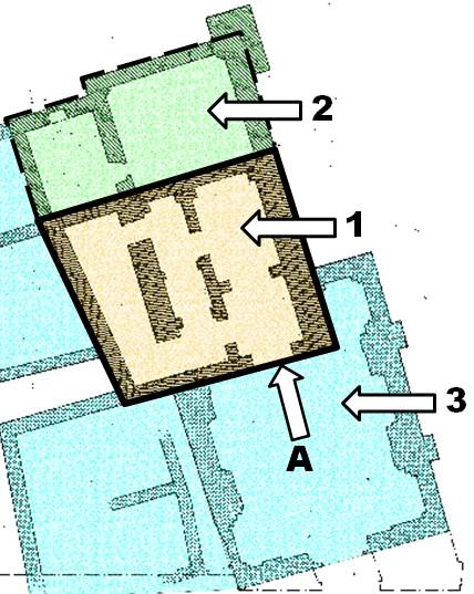 dimensione degli ambienti. In Figura 29 è riportato un ritaglio del disegno da loro prodotto. In Figura 30 è riportato il ritaglio, in cui sono state marcate alcune zone ed indicate con delle frecce.