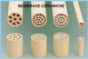 (ceramiche, TiO 2, Al 2 O 3 ) I materiali polimerici organici hanno una buona resistenza chimica e meccanica, e sono idrofobici