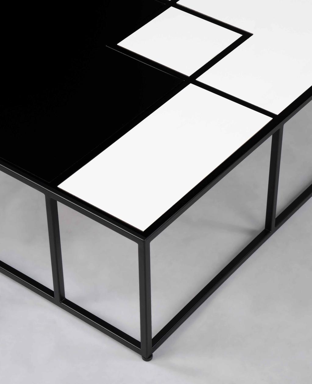 Tetris Design: Ale Design Studio Coffee table with High Pressure Laminate top. Top available in different colours combination.