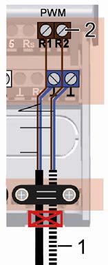 4 Montaggio e installazione [esperto] 4.3 Collegamento della pompa al regolatore AVVISO Danni materiali!
