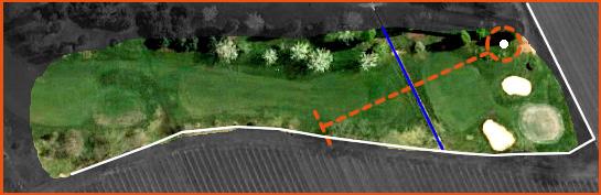 BUCA 15 PAR 4 MT 95 Le statistiche su questa buca sono incredibili. Non c è una via di mezzo: BIRDIE o BOGEY.