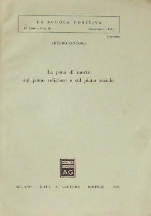 63. La pena di morte sul piano religioso e sul piano