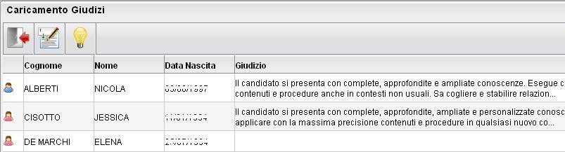 lucchetto) e che gli alunni interessati abbiano un ESITO di tipo SOSPESO (normalmente "SO") La finestra presenta per ogni materia, una doppia colonna: la colonna denominata "P" visualizza i voti