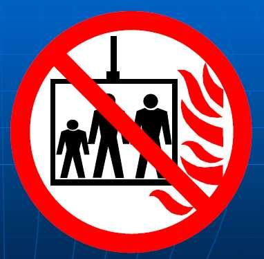 Prescrizioni per il tipo SB (vani per ascensore protetto) Prescrizioni principali della norma UNI EN 81-73 Comportamento degli ascensori in caso di incendio.