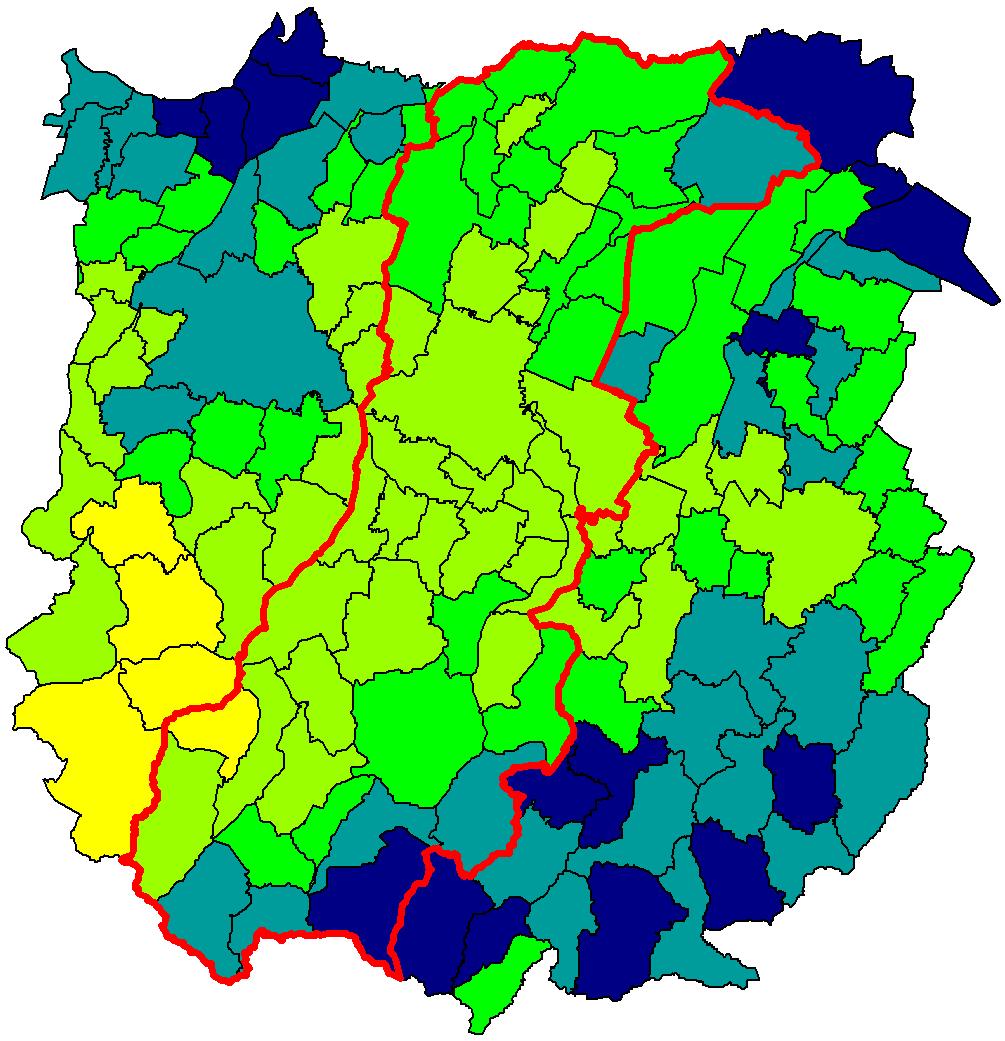 85 85 6 6 35 35 99 3 99 3 Trend dei tassi standardizzati* di mortalità maschile in provincia di, anni -3. Trend dei tassi standardizzati* di mortalità femminile in provincia di, anni -3.