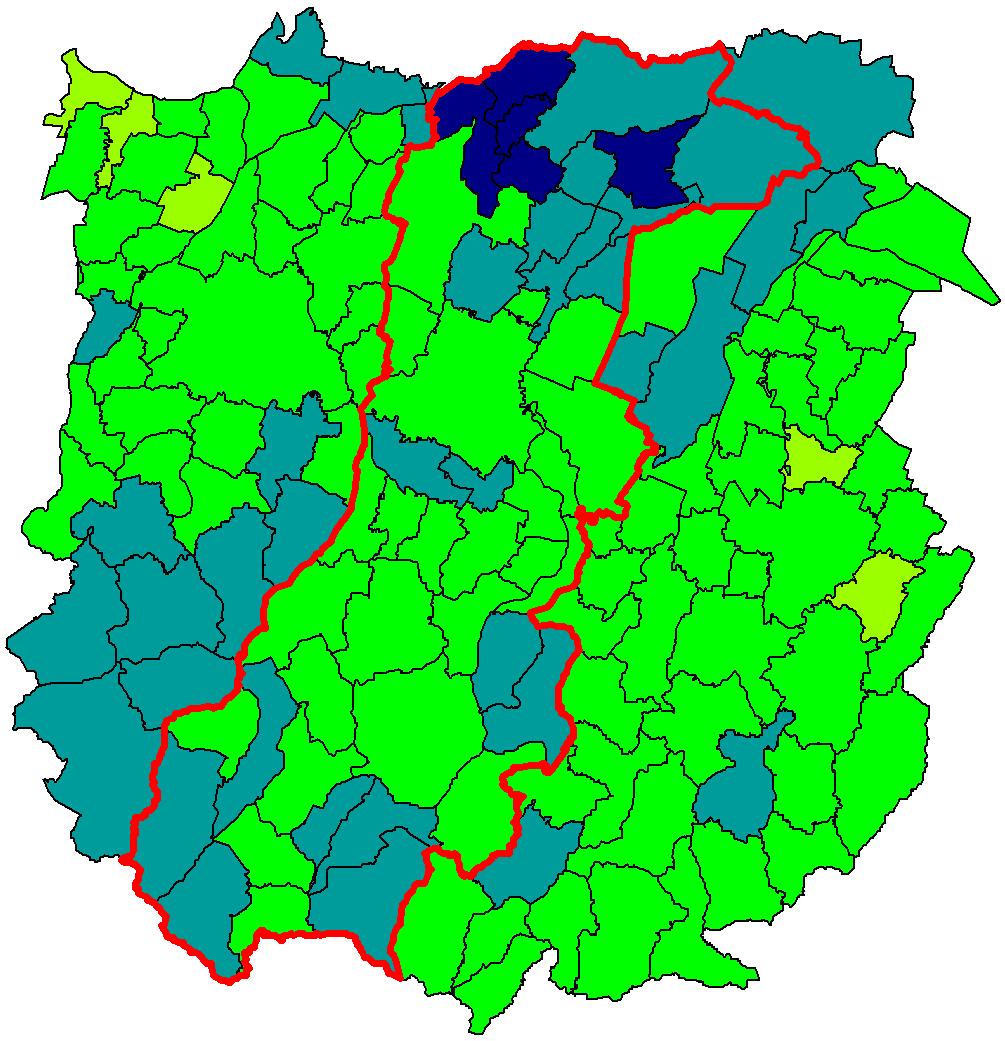 5 5 4 4 3 3 99 3 99 3 Trend dei tassi standardizzati* di mortalità maschile in provincia di, anni -3. Trend dei tassi standardizzati* di mortalità femminile in provincia di, anni -3.