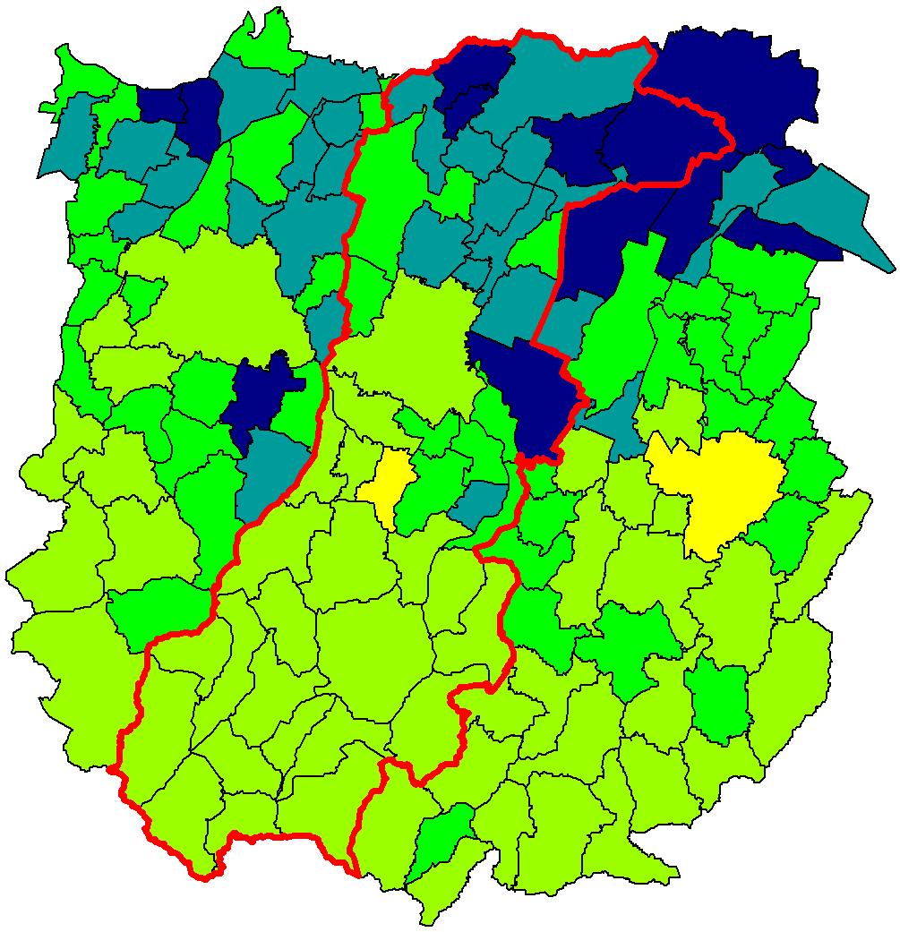 5 5 4 4 3 3 99 3 99 3 Trend dei tassi standardizzati* di mortalità maschile in provincia di, anni -3. Trend dei tassi standardizzati* di mortalità femminile in provincia di, anni -3.