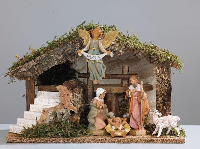 Capanne in legno per presepio cm