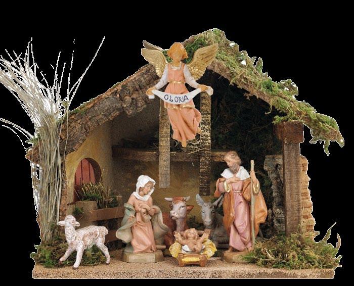 Capanne in legno per presepio