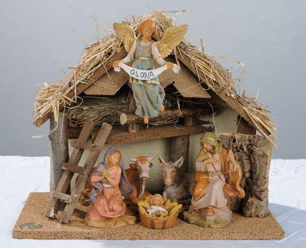 Capanne in legno per presepio