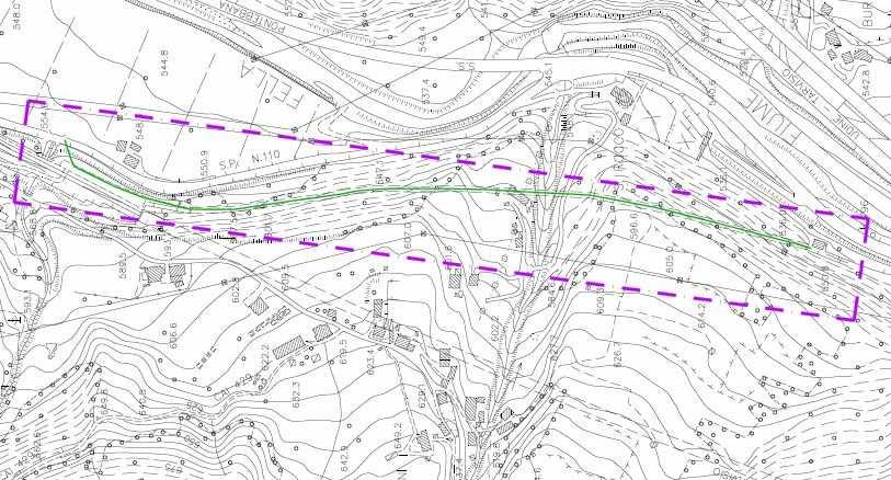 3.0 INTERVENTO n 2: SCHEDA GEOLOGICO TECNICA. A. Identificazione e localizzazione: Località: Pontebba Sud Via Cavour.