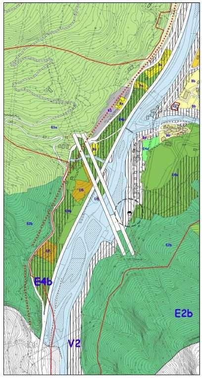 Figura n 18: Zonizzazione di Progetto (Non in Scala). Figura n 19: Zonizzazione di Progetto (Non in Scala). E. Valutazione di rischio geologico in relazione all uso previsto: E1.