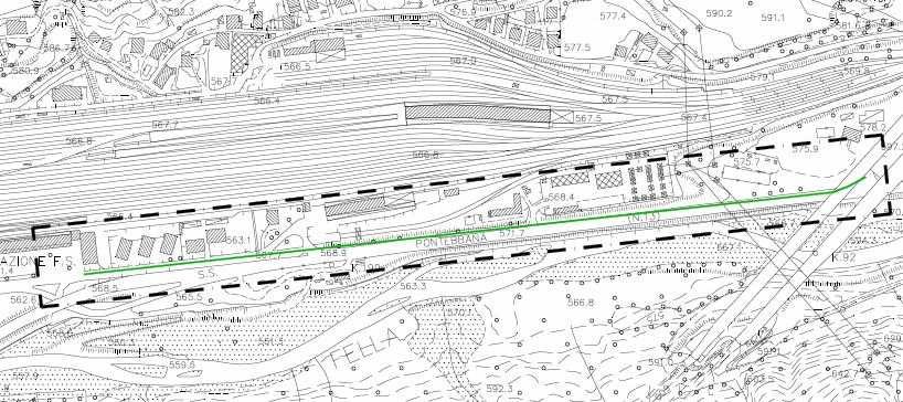 2.0 INTERVENTO n 1: SCHEDA GEOLOGICO TECNICA. A. Identificazione e localizzazione: Località: Pontebba Nord S.S. n 13 Pontebbana.