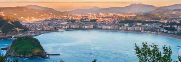 PAESI BASCHI San Sebastián (Paesi Baschi) a 55 minuti dall aeroporto di Vitoria PAESI BASCHI Una delle migliori gastronomie del mondo, spiagge immerse nella natura, esempi di architettura all