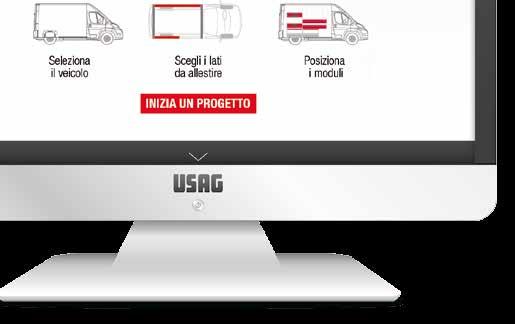 FACILE DA PROGETTARE GRAZIE AL CONFIGURATORE ALLESTISCI IL TUO FURGONE COME