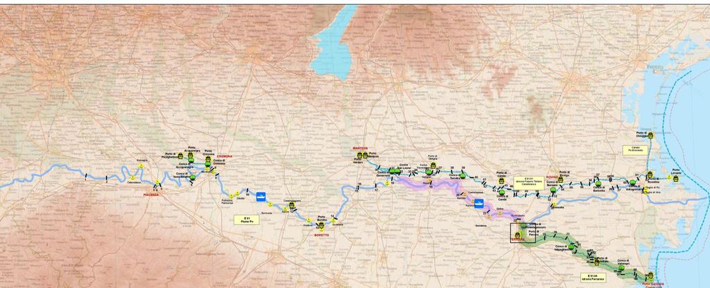 Il sistema idroviario Il sistema idroviario padano-veneto, definito dal Decreto del Ministero dei Trasporti e della Navigazione 729(50)380 del 25/6/1992, previsto dalla L.