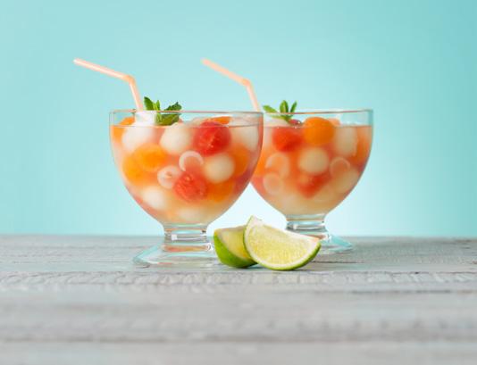 MELON BALL PUNCH : BOTTLED SUMMER INGREDIENTI PER 1 BOWLE (CA.