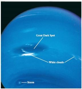 Nuvole e tempeste su Nettuno A differenza di Urano, Nettuno mostra