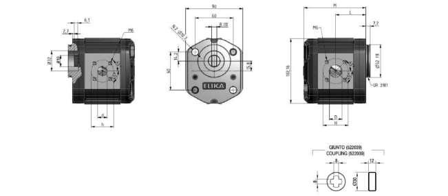 ELI2BK7 Porte standard: