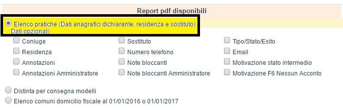 ESEMPI DI COMPILAZIONE REPORT 5 Negli esempi che seguono vengono esposte alcune casistiche di