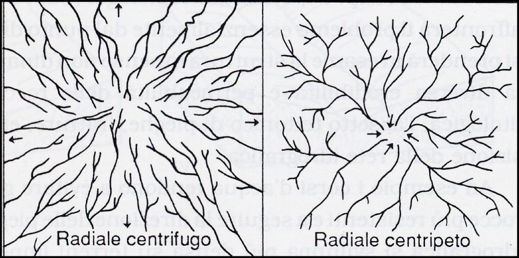 Reticolo radiale E l equivalente del reticolo a traliccio nel caso dei domi che di