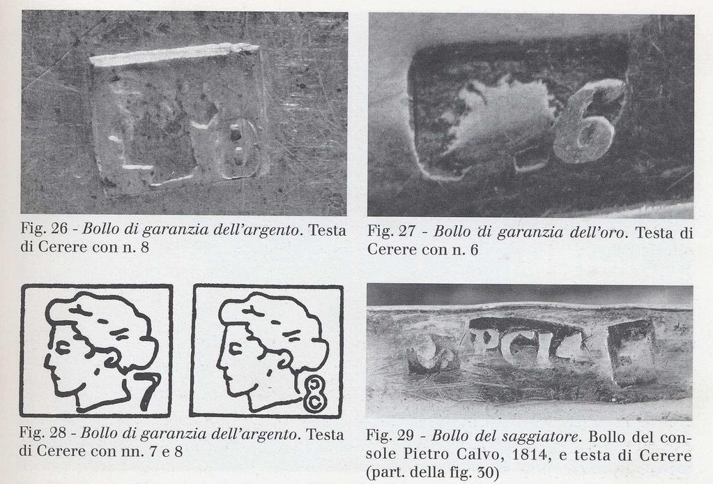 Punzone di garanzia per gli oggetti in oro e