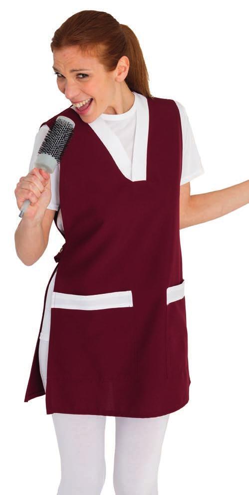 Apron Greta - burgundy