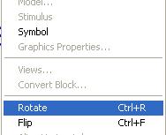 Per ruotare il componente: Edit Rotate <CTRL> <R> La rotazione avviene sempre in senso antiorario I R1 I R1 I R1 n.b.