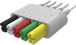 ECG 3-4-5-6 Vie Terminazioni Connettore Terminazione 3 Vie 4 Vie 5