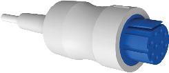 ECG 3-5 Vie Cavi Connettore Marca Modelli Tipo Cavo Continuo 1450042F 1450114F Separabile DIN 1450057F 1450159F Datex AS/3, CS/3, S/5 (con modulo Datex), Cardiocap1, Cardiocap2, Cardiocap5, Light